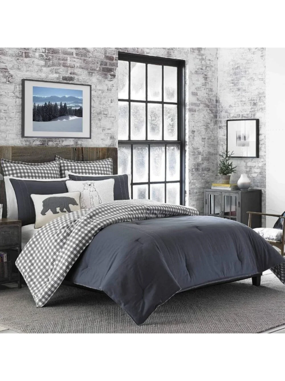 Cozy Twin Reversible Comforter Set with Sham - Soft, Stylish Bedding for All